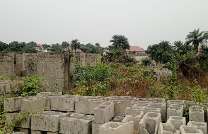 Unfinished House in Kpang Town, Margibi County