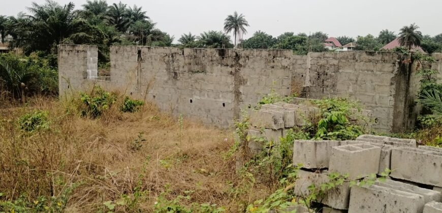 Unfinished House in Kpang Town, Margibi County