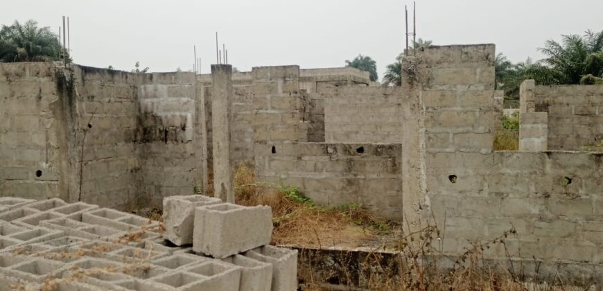 Unfinished House in Kpang Town, Margibi County