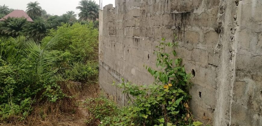 Unfinished House in Kpang Town, Margibi County