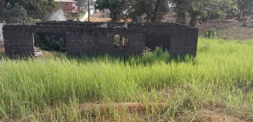 Lot with Unfinished House