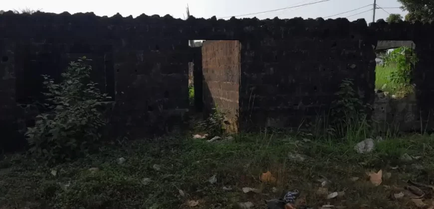 Lot with Unfinished House