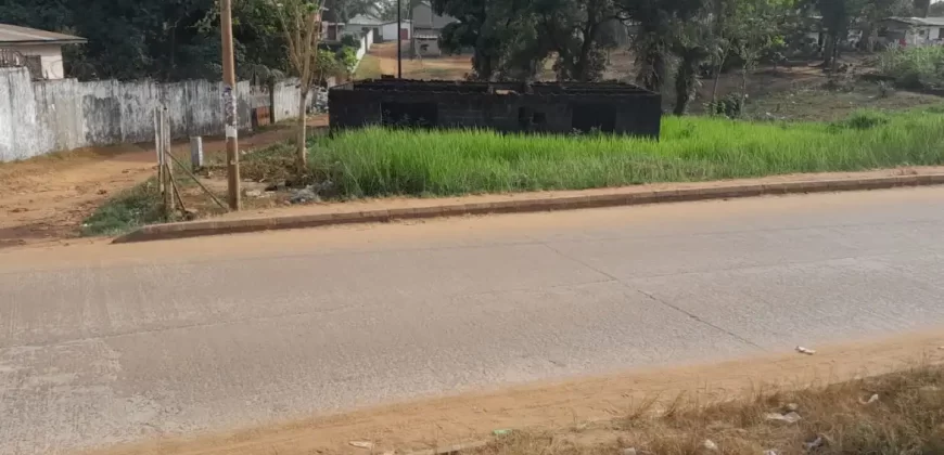 Lot with Unfinished House