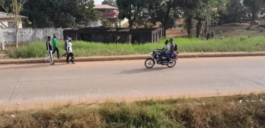 Lot with Unfinished House